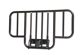 No Gap Half Length Side Bed Rails - Brown Vein Finish (1 Pair)