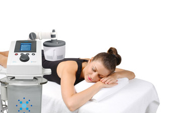TheraTouch® DX2 Shortwave Diathermy Clinical Device - In Use