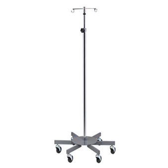 Clinton, 2-Hook Infusion Pump Stand (6 leg)