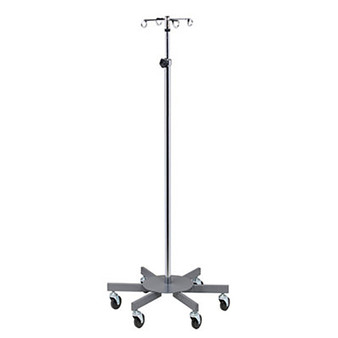 Clinton, 4-Hook Infusion Pump Stand (6-Leg)