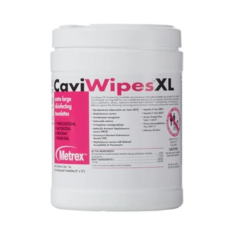 CaviWipes Surface Disinfectant, XL - 65 Count, Case of 12 Canisters
