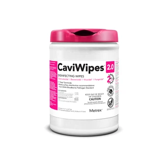 CaviWipes 2.0 Surface Disinfectant - 160 Count (6.0" x 6.75" Sheets) 