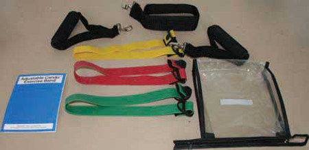 Exercise Resistance Band System 3-band kit