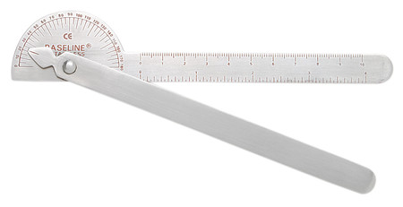 Baseline 180deg 6in SSRobinson Pocket Goniometer - Pack of 25