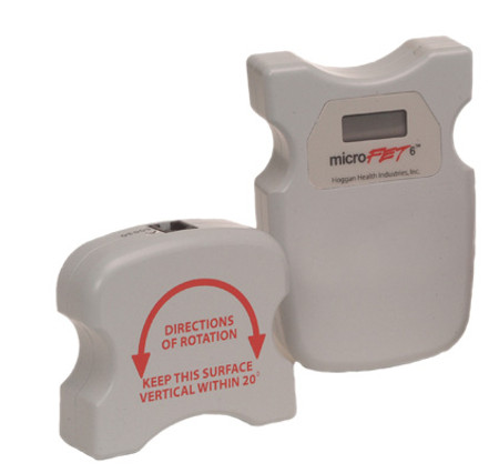 New and improved version of the MicroFET6 operates wirelessly, allowing for accurate, portable Force Evaluation and Testing (FET) New and improved version of the MicroFET6 operates wirelessly, allowing for accurate, portable Force Evaluation and Testing (FET)