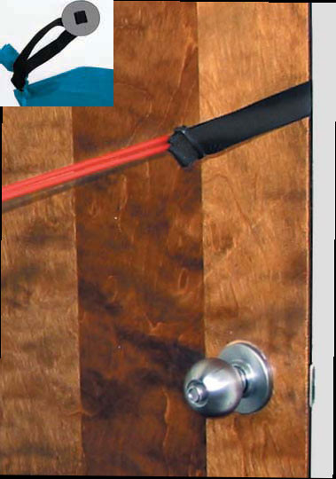 CanDo® Exercise Band - Accessory - Premium Door Jamb Disc Anchor Strap - Each