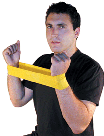 10" Cando Low-Powder Exercise Resistance Bands (Set of 50)