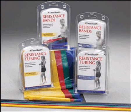 TheraBand Latex Free Prescription Pack - Yellow, Red, Green TheraBand Latex Free Prescription Pack - Yellow, Red, Green