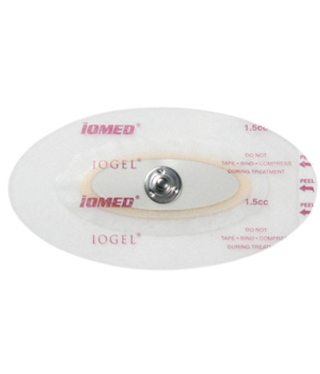 IOMED IOGEL disposable electrodes (small, 12-piece pack)