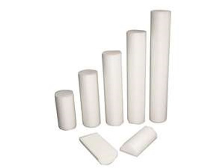 CanDo® Foam Roller - Slim - White PE foam - 3" x 36" - Round: