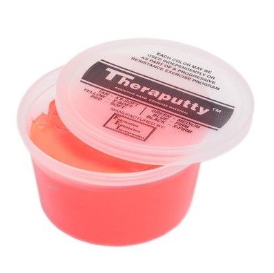 CanDo® Antimicrobial Theraputty® Exercise Material - 1 lb - Red - Soft