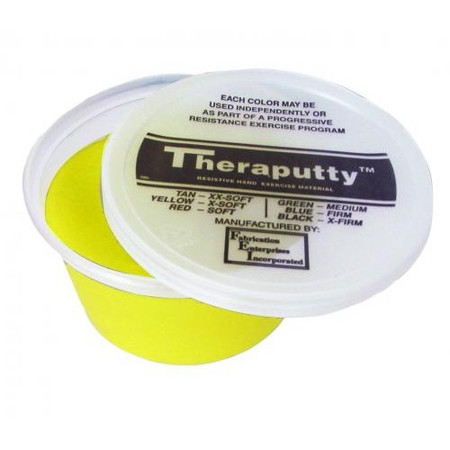 CanDo® Theraputty® Exercise Material - 3 oz - Yellow - X-soft