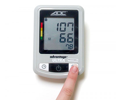 Adult Plus Automatic Digital Blood Pressure Monitor, Navy