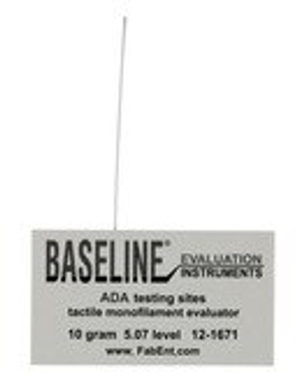 20 Pack of Disposable 5.07-10 gram Baseline Tactile Monofilament single ADA Program 20 Pack of Disposable 5.07-10 gram Baseline Tactile Monofilament single ADA Program