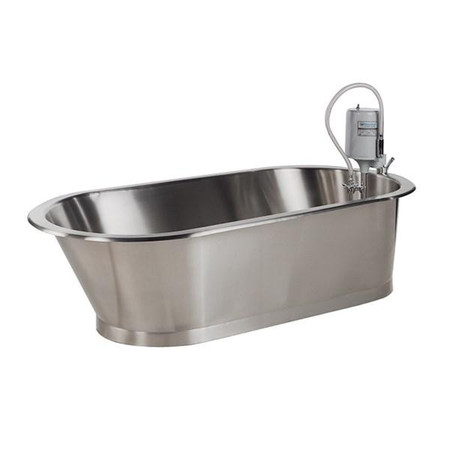 Whitehall Stainless Steel Stationary Slant Back Lo-Boy Whirlpool