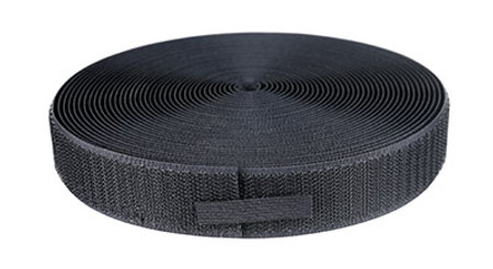 1 Inch Standard Black Hook Material, 10 yard