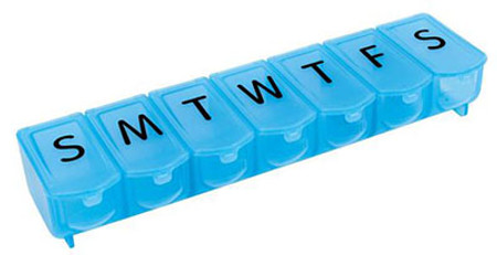 Apex 7 Day Ultra Bubble-Lok Pill Organizer, Extra Large Apex 7 Day Ultra Bubble-Lok Pill Organizer, Extra Large