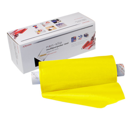 Dycem non-slip multifunctional surface grip material, roll, 16x16 yard, yellow Dycem non-slip multifunctional surface grip material, roll, 16x16 yard, yellow