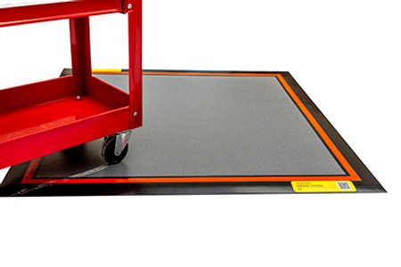 Dycem, CleanZone Environmentally Safe Floating Floor Mat System, 4' x 6.5', Titanium Dycem, CleanZone Environmentally Safe Floating Floor Mat System, 4' x 6.5', Titanium