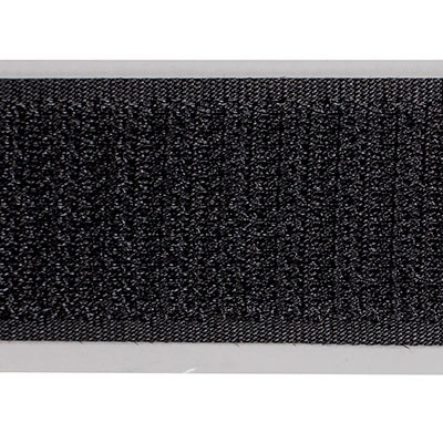 1 Inch Durable Self-Adhesive Hook Material, 25 Yard Dispenser Box, Black