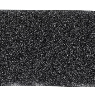 1-1/2 Inch Durable Self-Adhesive Hook Material, 25 Yard Dispenser Box, Black