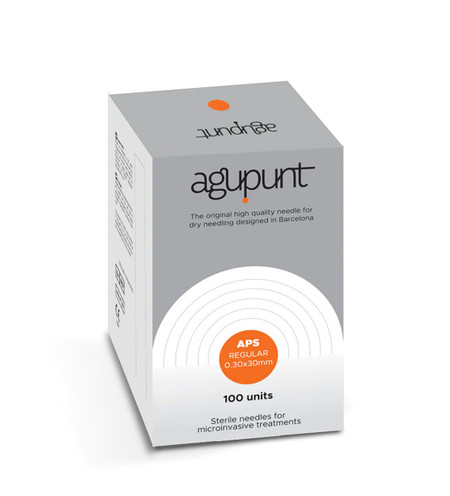 APS, Dry Needle, 030 x 30mm, Gold tip (box of 100)