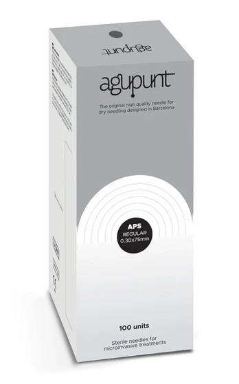 APS, Dry Needle, 0.30 x 75mm, Black tip (box of 100)