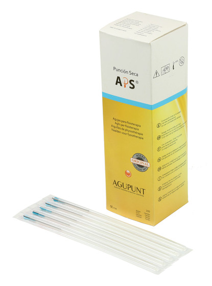 APS, Dry Needle, 0.30 x 100mm, Turquoise tip (box of 100) APS, Dry Needle, 0.30 x 100mm, Turquoise tip (box of 100)