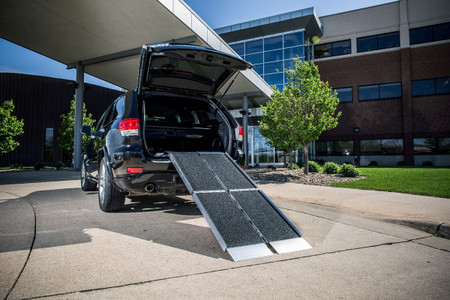 EZ-ACCESS, Suitcase Trifold (Applied Surface) Ramp, 8ft