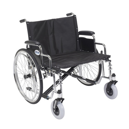 Sentra Heavy Duty 26" Wide Seat Wheelchair, Detachable Desk Arms Sentra Heavy Duty 26" Wide Seat Wheelchair, Detachable Desk Arms