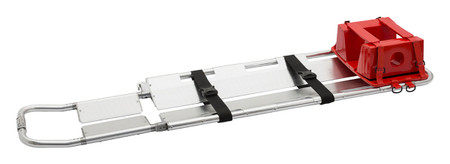 Aluminum Emergency Medical Scoop Stretcher (Silver)