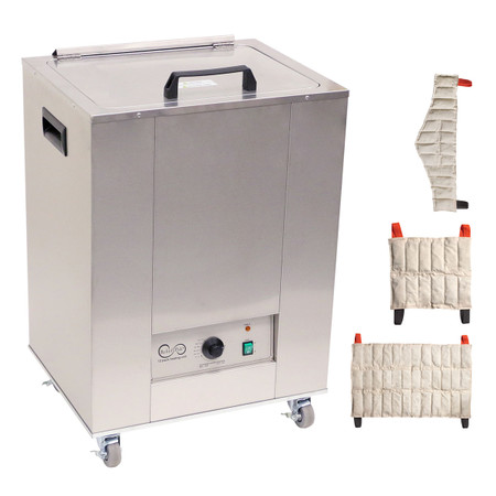 Relief Pak Mobile Heating Unit, 12-Pk Cap., 4 Std, 4 Neck, 2 Oversize, 110V