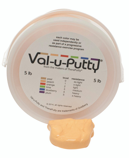 Val-u-Putty Exercise Putty - Peach, X-Soft (5 lb)