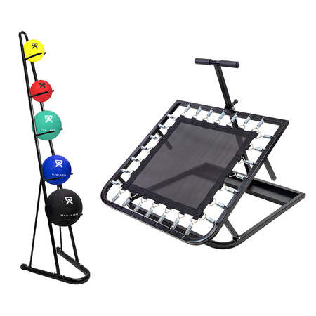 CanDo Square Rebounder, Metal Rack, 5-Pc Set (1 ea: 2, 4, 7, 11, 15 lb.) CanDo Square Rebounder, Metal Rack, 5-Pc Set (1 ea: 2, 4, 7, 11, 15 lb.)