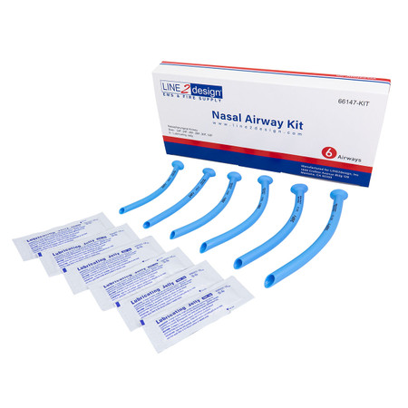 Nasopharyngeal Resp. Tubes & Jelly (Sizes: 22F 24F 26F 28F 30F 32F)