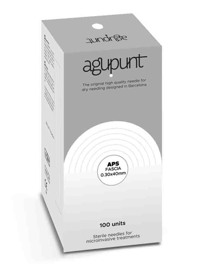 APS Fascia Dry Needle (0.30 x 40 mm, White tip, Box of 100)
