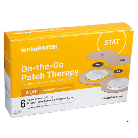 IontoPatch STAT, patch/Vial, 80mA-min (6 pk) IontoPatch STAT, patch/Vial, 80mA-min (6 pk)