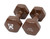20 Pound Cast Iron Dumbbell Set - Brown