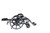 Drive, Viper Plus GT Full Reclining Wheelchair (Detachable Desk Arms, 16" Seat) Fully Reclined Drive, Viper Plus GT Full Reclining Wheelchair (Detachable Desk Arms, 16" Seat) Fully Reclined