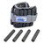 Adjustable Cuff ankle weight - 20 lb - 20 x 1 lb inserts - Black