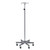 Clinton, 4-Hook Infusion Pump Stand (6-Leg)