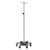 Clinton, 4-Hook IV Pole, Heavy Base Infusion Pump Stand (6-Leg)