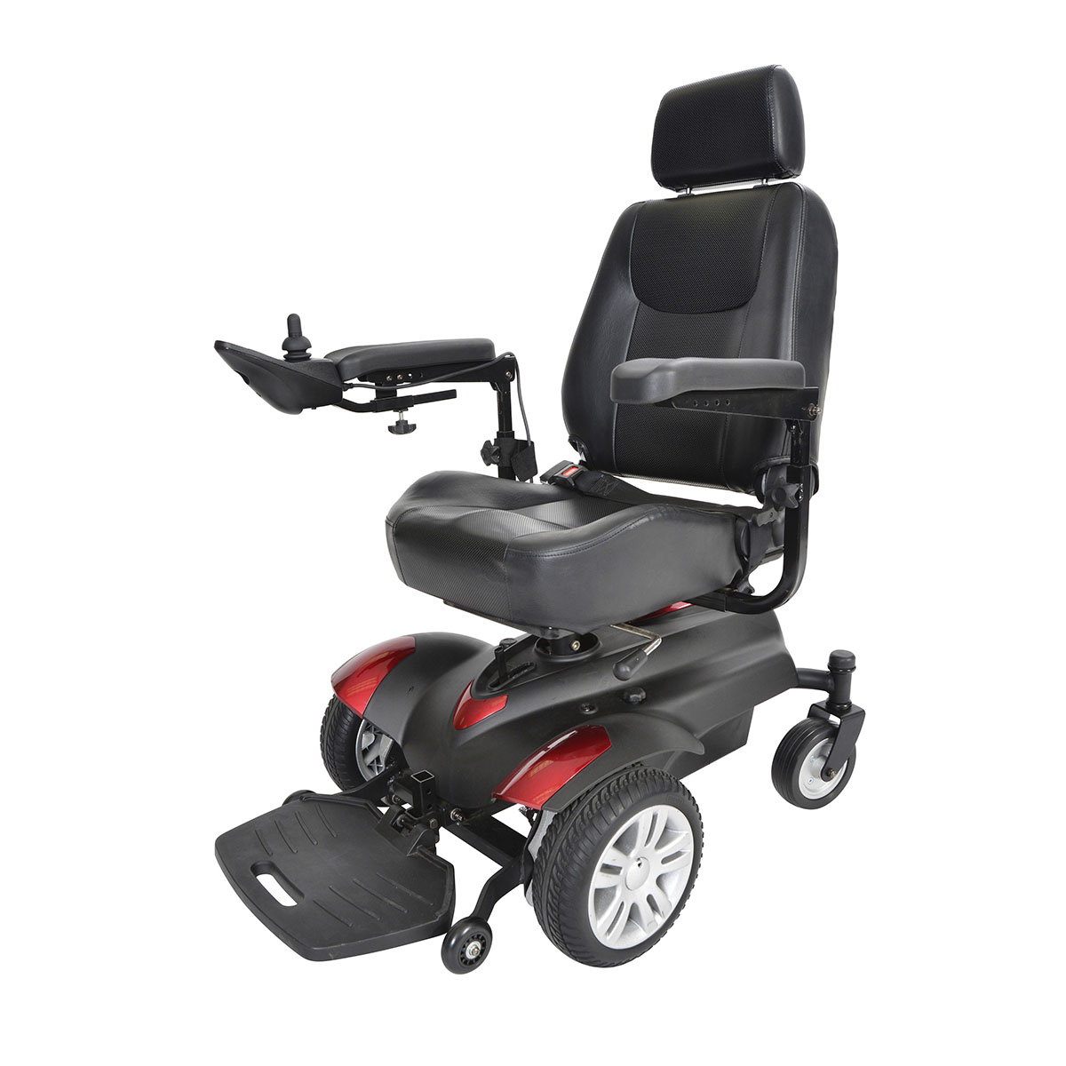 Titan X16 Front Wheel Power Wheelchair, Full Back Capt. Seat 22