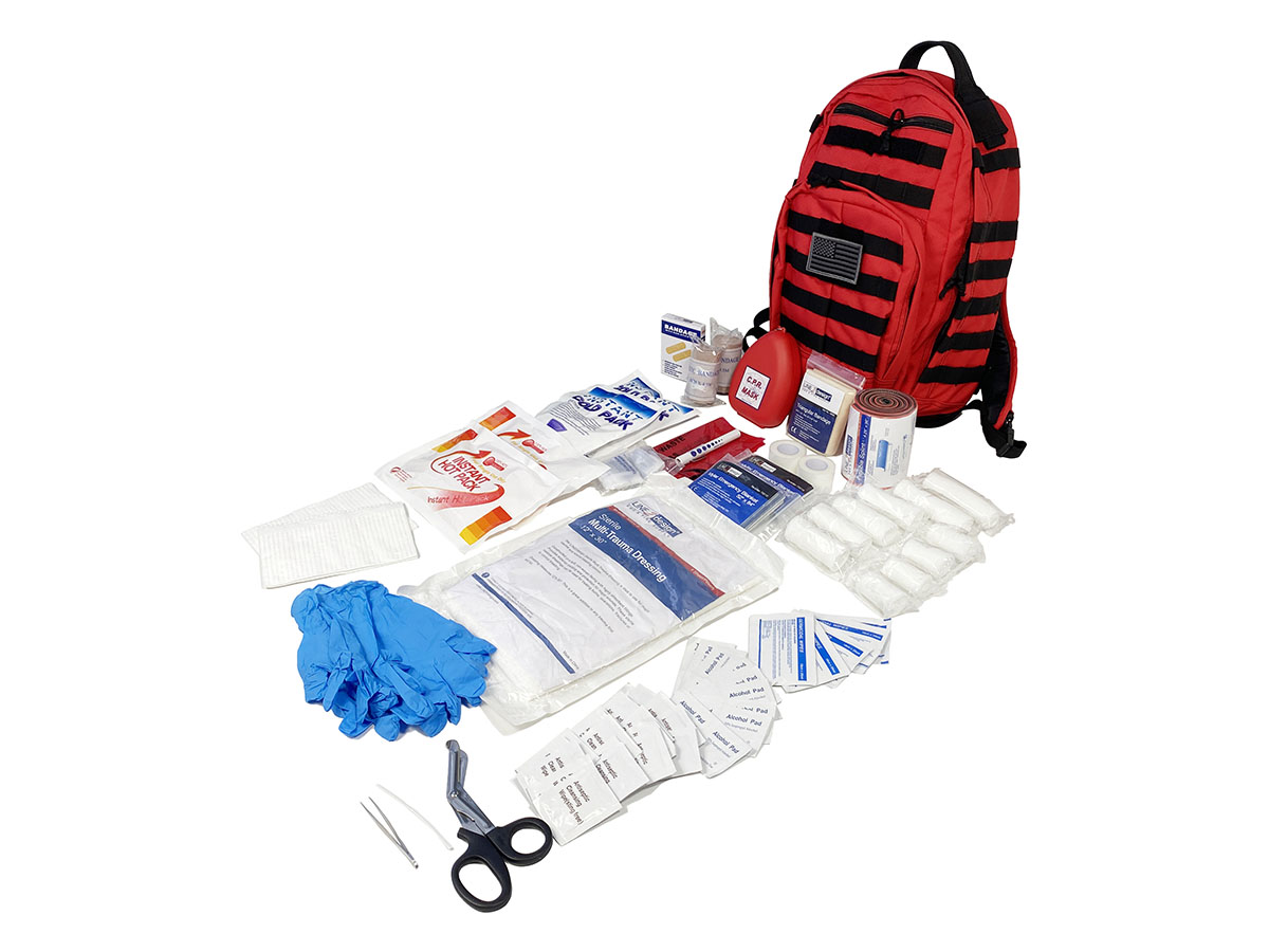LINE2design First Aid Kit (Red) Standard Assault Pack, 16