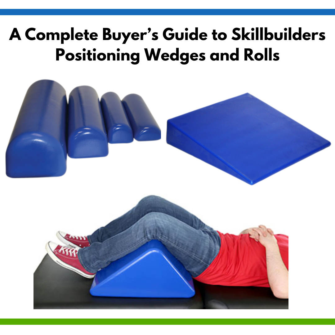 Skillbuilders Positioning Wedge - Knee Saddle Crescent - 12 x 22 x 8