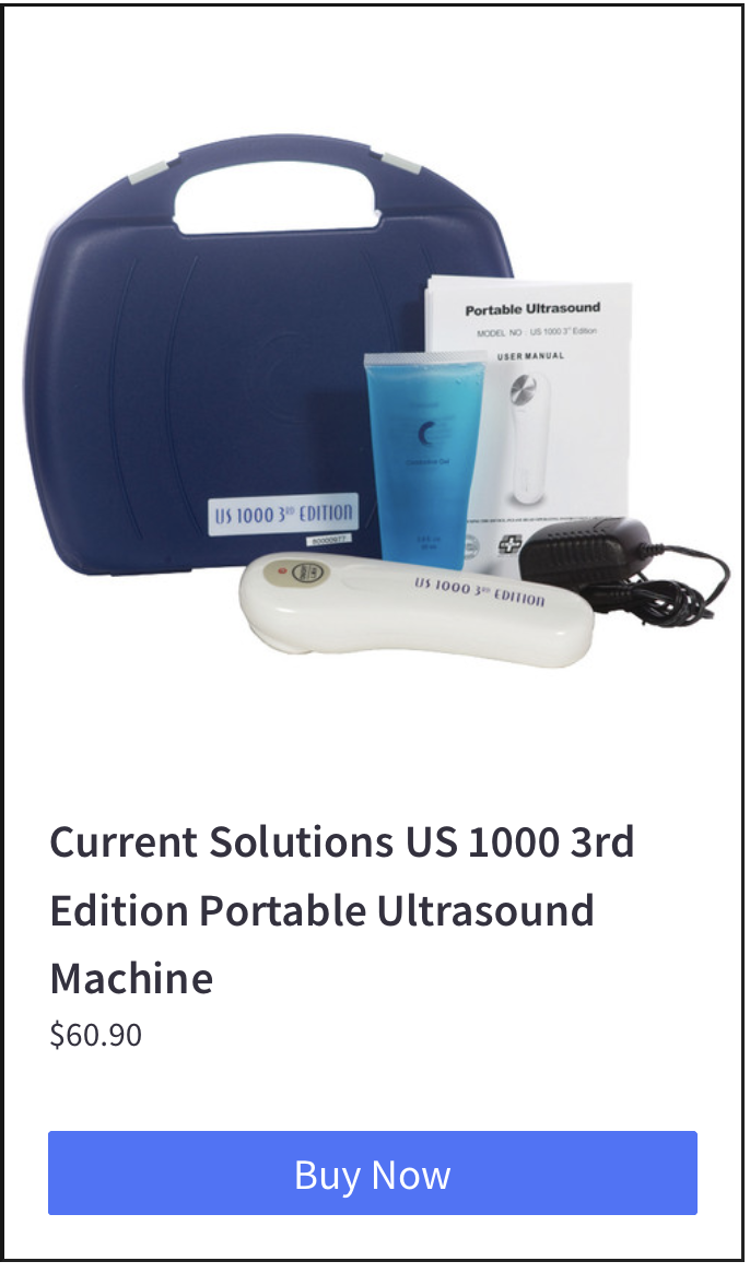 US Pro 1000 3rd Edition Portable Ultrasound Therapy Unit 