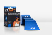 KT Tape Original Cotton Kinesiology Tape - Pre-cut Single Roll - Blue