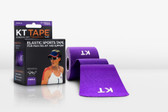 KT Tape Original Cotton Kinesiology Tape - Pre-cut Single Roll - Purple