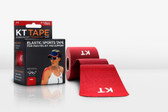 KT Tape Original Cotton Kinesiology Tape - Pre-cut Single Roll - Red