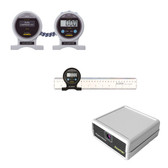 Acumar inclinometer - 4-piece Set - Dual Inclinometer with Ruler and Wireless Interface